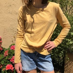 Yellow Long Sleeve Tee